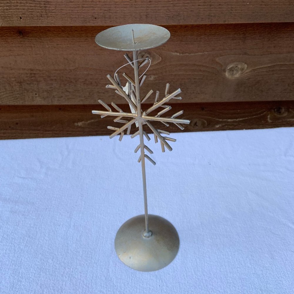NWOT - 1999 Regal Art & Gift "Handcrafted Metal Forged Candle Holder"